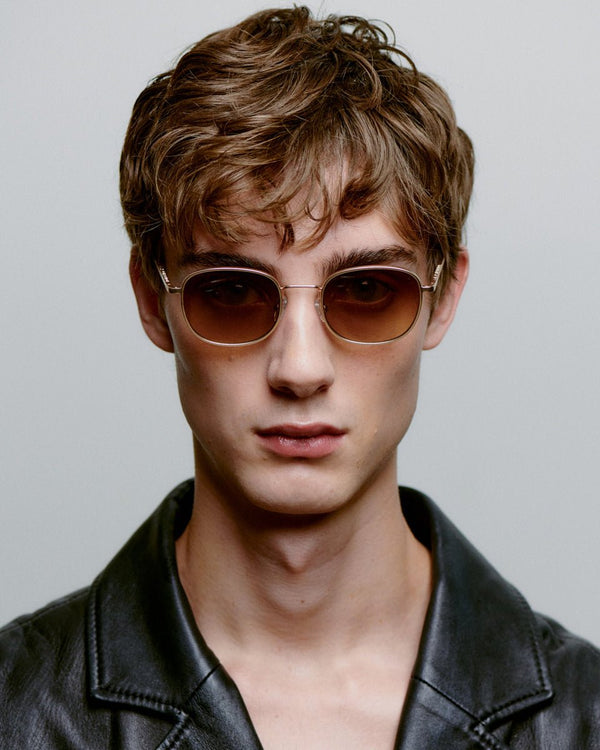 Hello / Matte Gold & Brown Gradient Lens - Shade Files